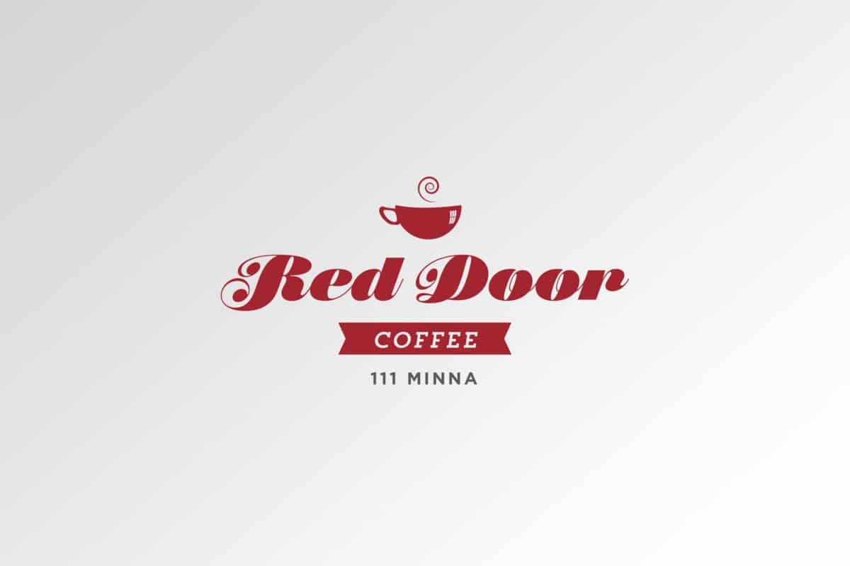 Red Door Coffee Banner