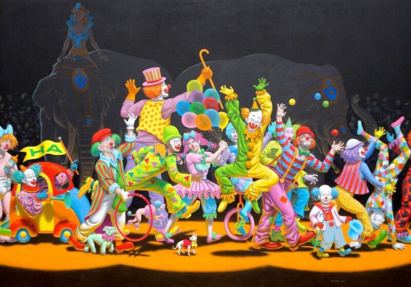 1 Clowns 45x64