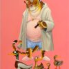 cropped George Campise Tony and His God Damned Ducks 2500 acrylic 24x18