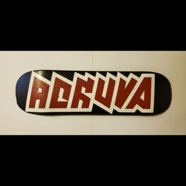 D Young V ACRUVA II 250 Acrylic on Skate Deck 8 x 30.5in 2021