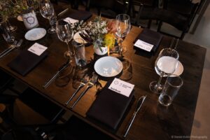 111 Minna Gallery and Event Space Table Setting