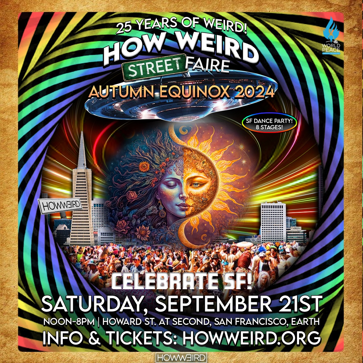 How Weird Street Faire Flyer