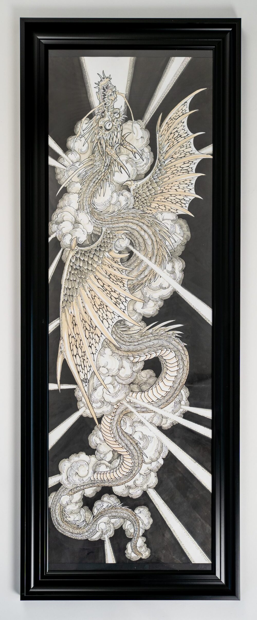 Jeff Croci | Winged Dragon | Framed