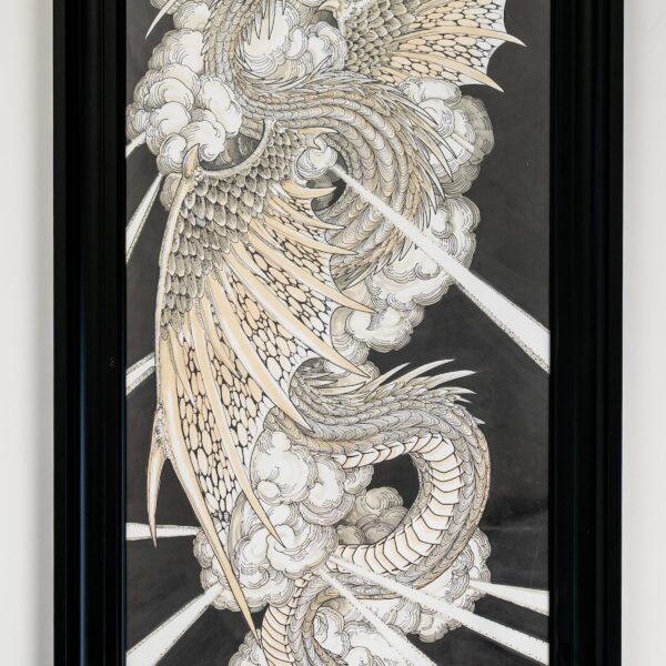 Jeff Croci | Winged Dragon | Framed