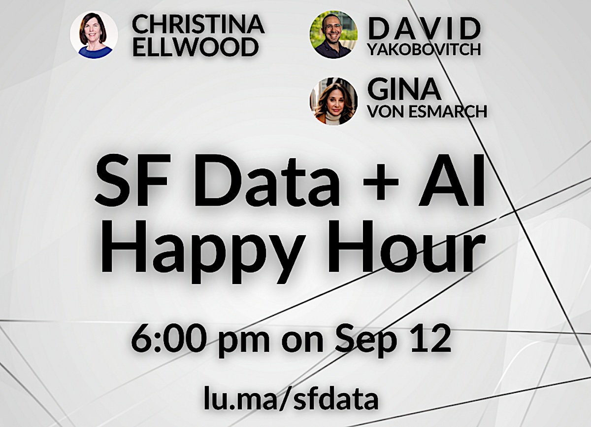 SF Data + AI Happy Hour Sep 12