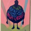 Attaboy Actual Sigh 18 90 Edition of 100 acrylic on wood panel customized silkscreen hangs on wall 8 x 10 x .75 2024
