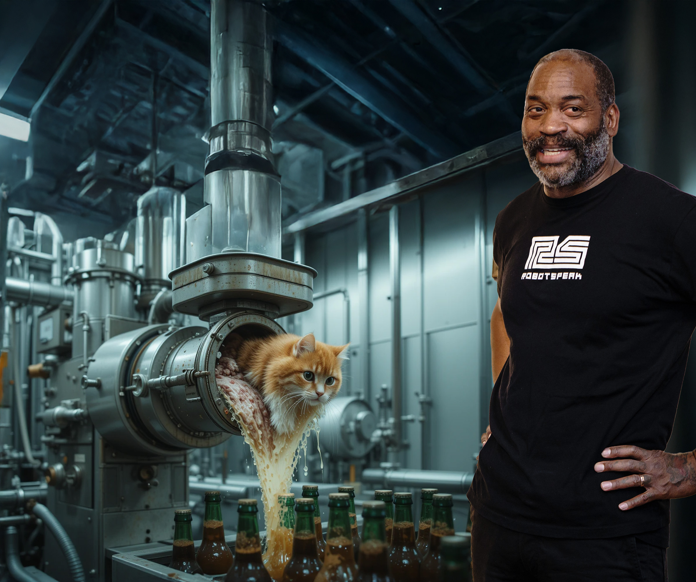 Dave discovers new method for reducing the amount of cat hair in beer by 19.7%
