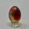 Lady Mags X Jess Schwartz Archipelago 160 Spray Marker and 24K Gold Leaf on Chicken Egg 2.5x1.75in 2025