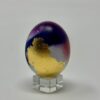 Lady Mags X Jess Schwartz Royal 160 Spray and 24K Gold Leaf on Chicken Egg 2.25x1.75in 2025