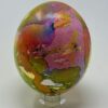 LadyMags20X20Jess20Schwartz Lichen 500 Spray20and2024K20Gold20Leaf20on20Ostrich20Egg 6x4.75in 2025 scaled