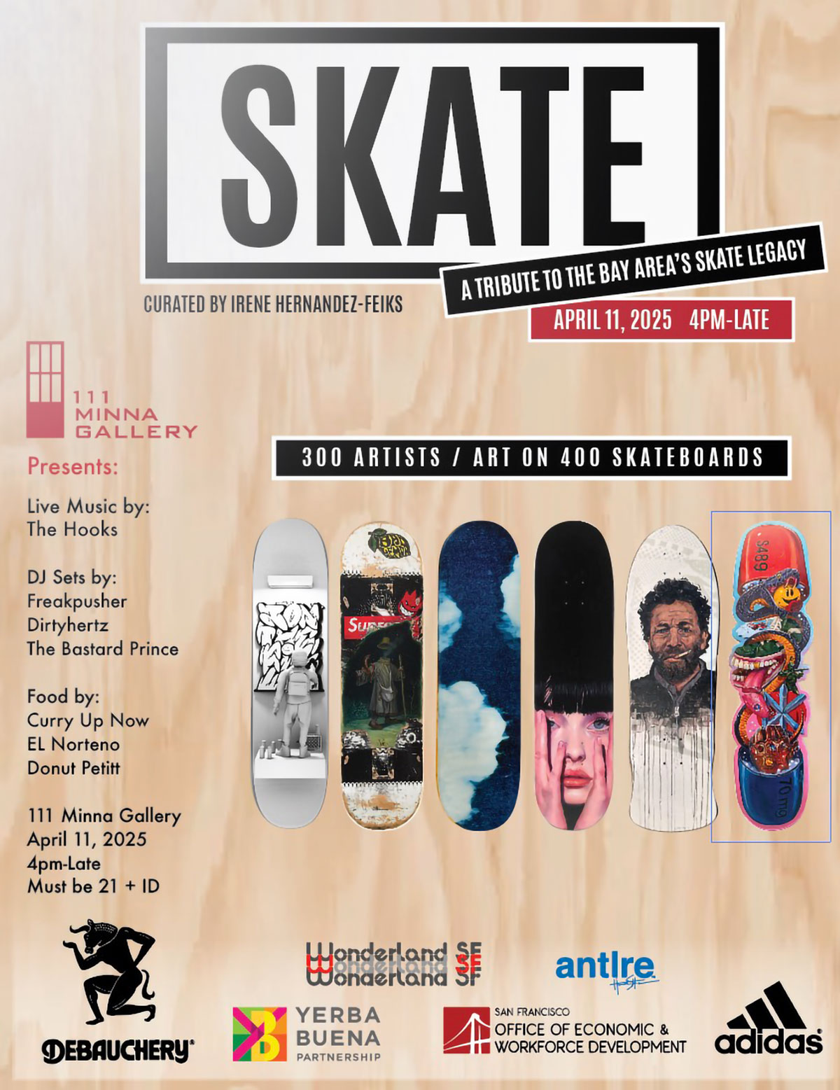 SKATE Group Show Flyer