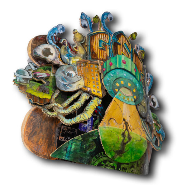 Get chose | Nate Geare | Acrylic on skateboards | 30x38 in | 2025 view 3