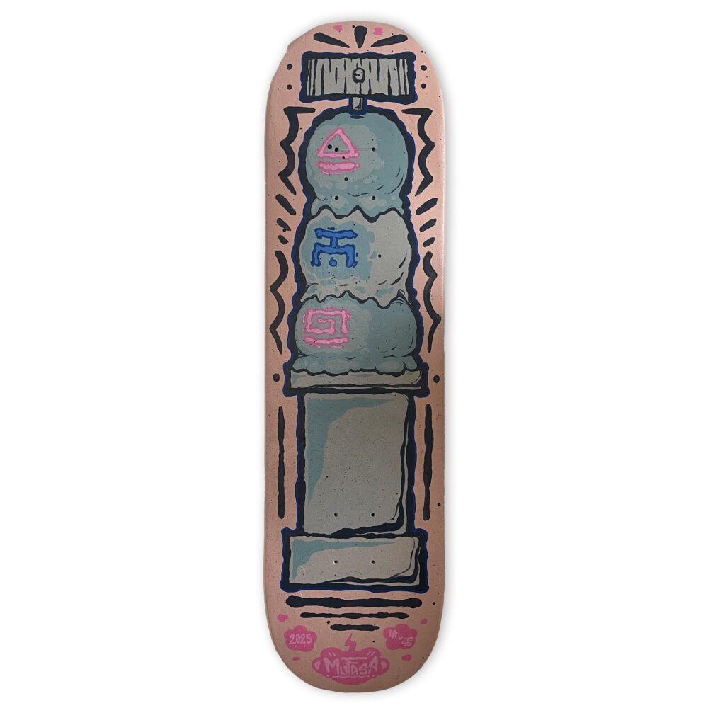 Spraycan Stamp Creamy Blue