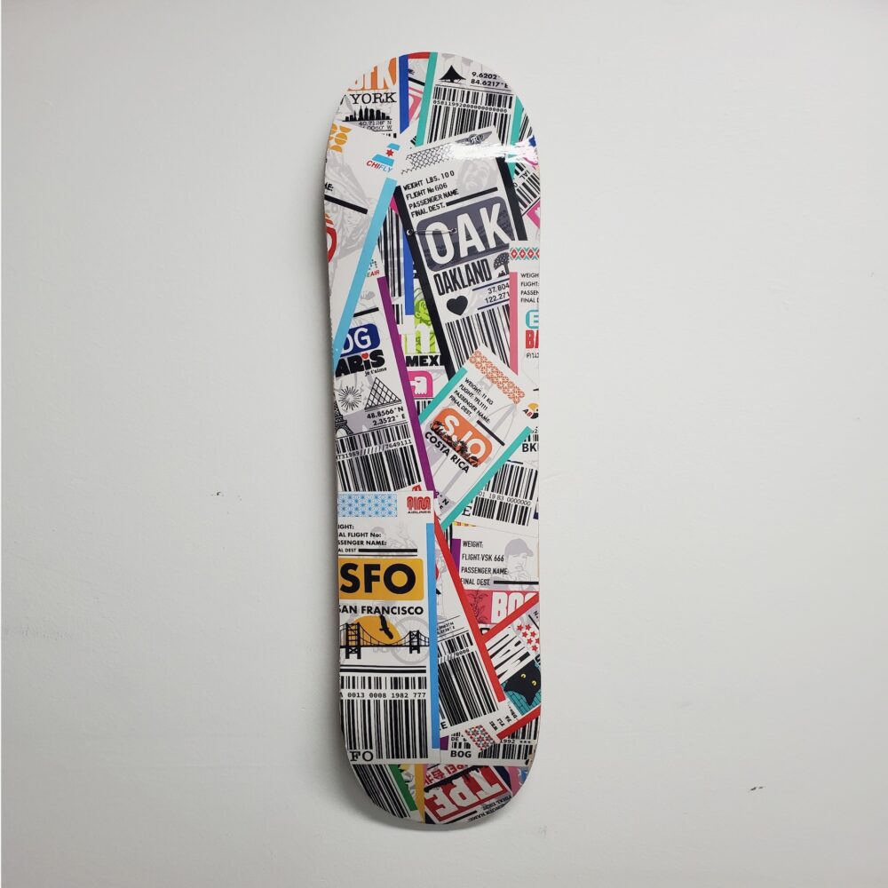 Traveling Man Skate Deck Deck 1