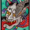 Snake and Hannya Study Matt Leibo 750 Watercolor 11x14 2025