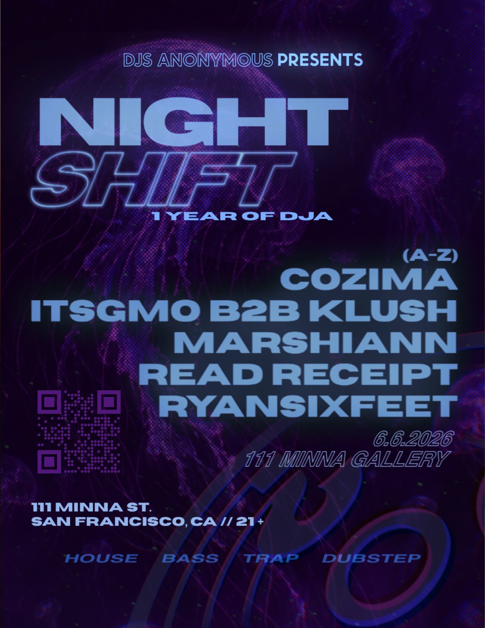 Night Shift 1 Night Shift Party Flyer