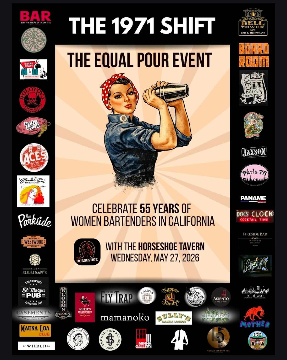 The Equal Pour Event | The 1971 Shift