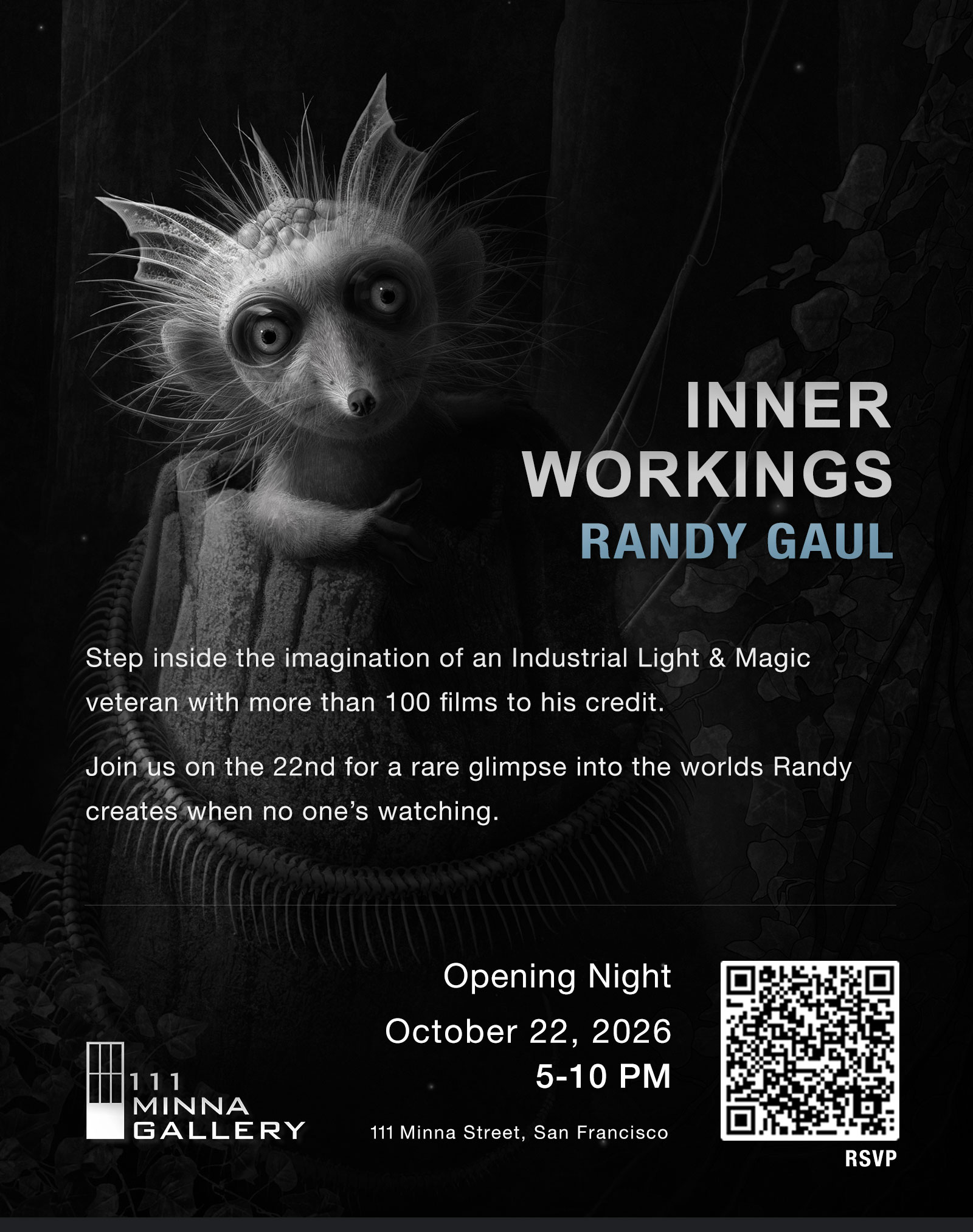 Randy Gaul's INNER WORsKINGS Opening Night Flyer