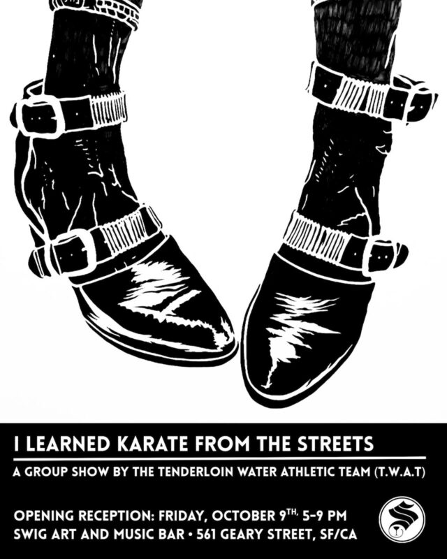 T.W.A.T. at SWIG Bar and Gallery 10-9-26 Flyer
