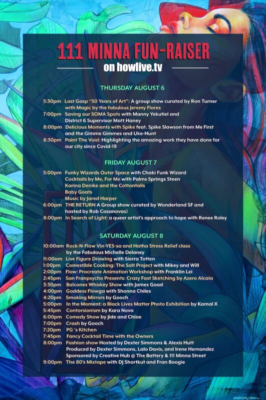 Schedule flyer