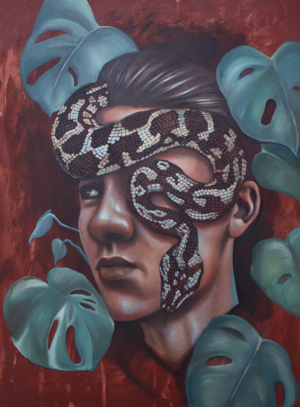 Snake man oil 18x24 1 scaled