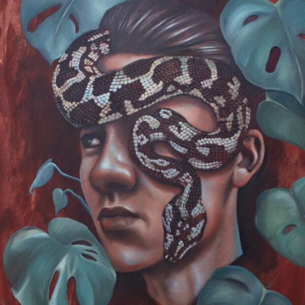 Snake man oil 18x24 1 scaled