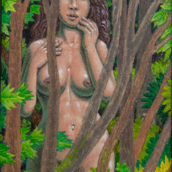 Woman in Trees