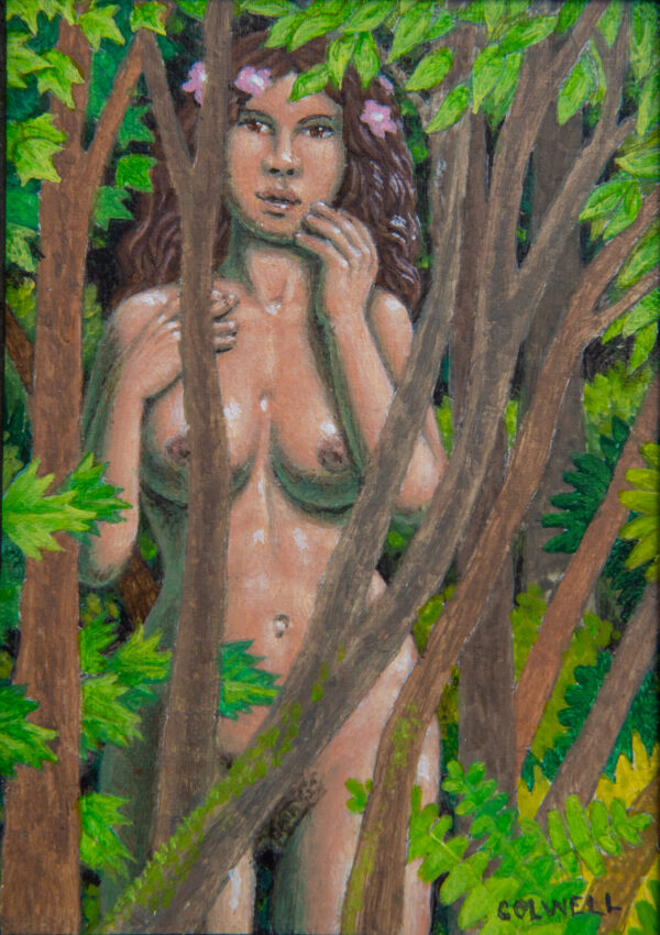 Woman in Trees
