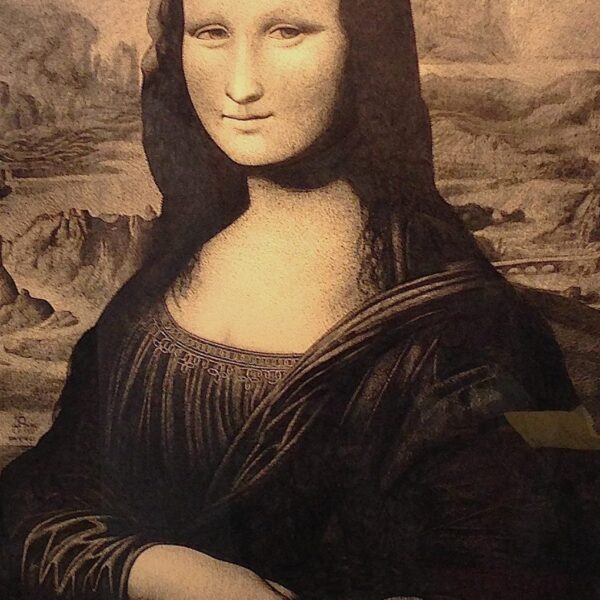 Mona Lisa in Ballpoint Pen